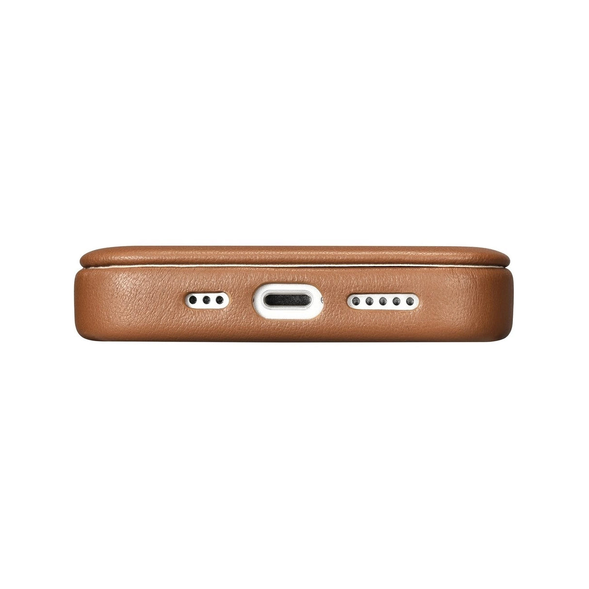 iCarer CE Premium læder Folio Case iPhone 14 Plus Magnetisk Flip læder Folio Case MagSafe Brown (WMI14220715-BN)