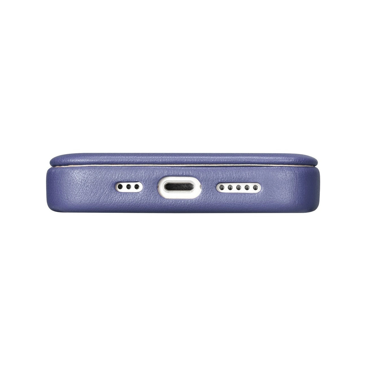 iCarer CE Premium læder Folio Case iPhone 14 Plus Magnetisk Flip læder Folio Case MagSafe Light Purple (WMI14220715-LP)