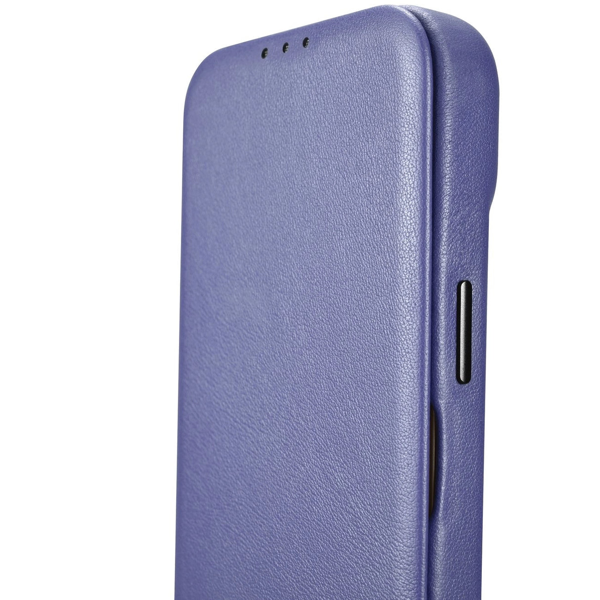iCarer CE Premium læder Folio Case iPhone 14 Plus Magnetisk Flip læder Folio Case MagSafe Light Purple (WMI14220715-LP)