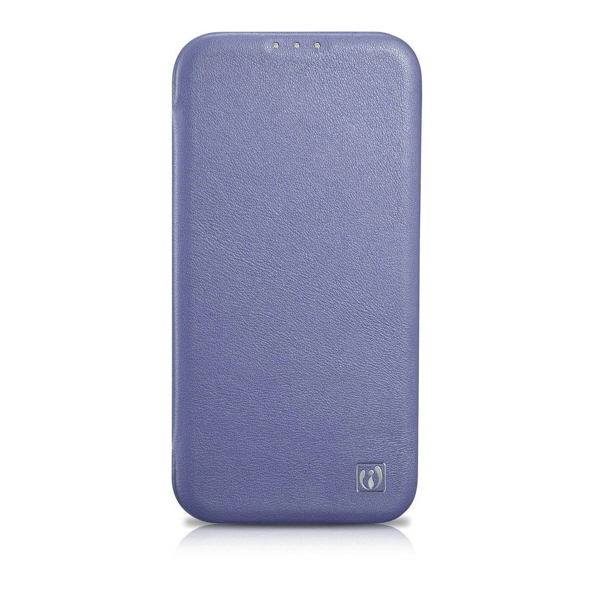 iCarer CE Premium læder Folio Case iPhone 14 Plus Magnetisk Flip læder Folio Case MagSafe Light Purple (WMI14220715-LP)