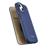 iCarer CE Premium læder Folio Case iPhone 14 Plus Magnetisk Flip læder Folio Case MagSafe Blue (WMI14220715-BU)