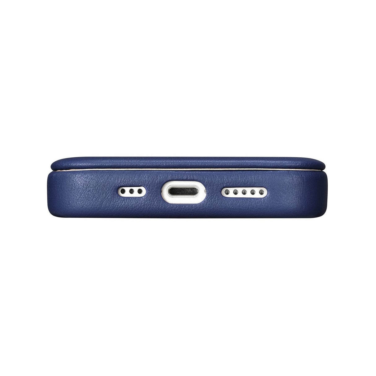 iCarer CE Premium læder Folio Case iPhone 14 Plus Magnetisk Flip læder Folio Case MagSafe Blue (WMI14220715-BU)