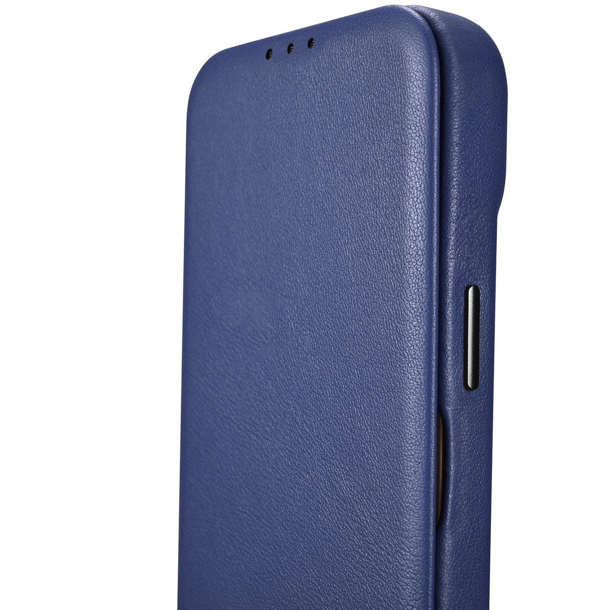 iCarer CE Premium læder Folio Case iPhone 14 Plus Magnetisk Flip læder Folio Case MagSafe Blue (WMI14220715-BU)