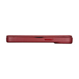 iCarer CE Premium Leather Folio Case iPhone 14 Pro Max Magnetisk Flip Cover MagSafe Red (WMI14220716-RD)
