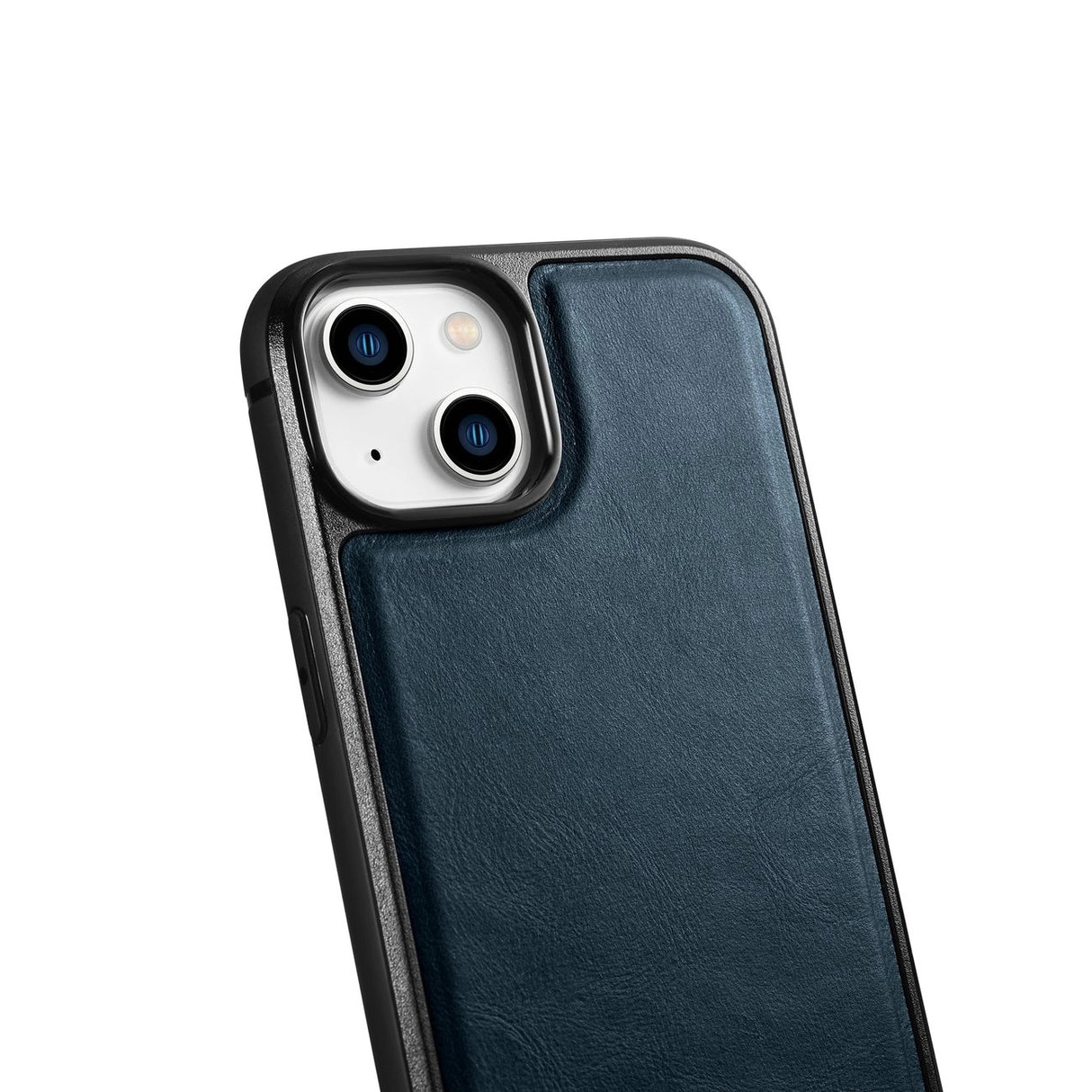 iCarer Leather Oil Wax case til iPhone 14 blå (WMI14220717-BU)