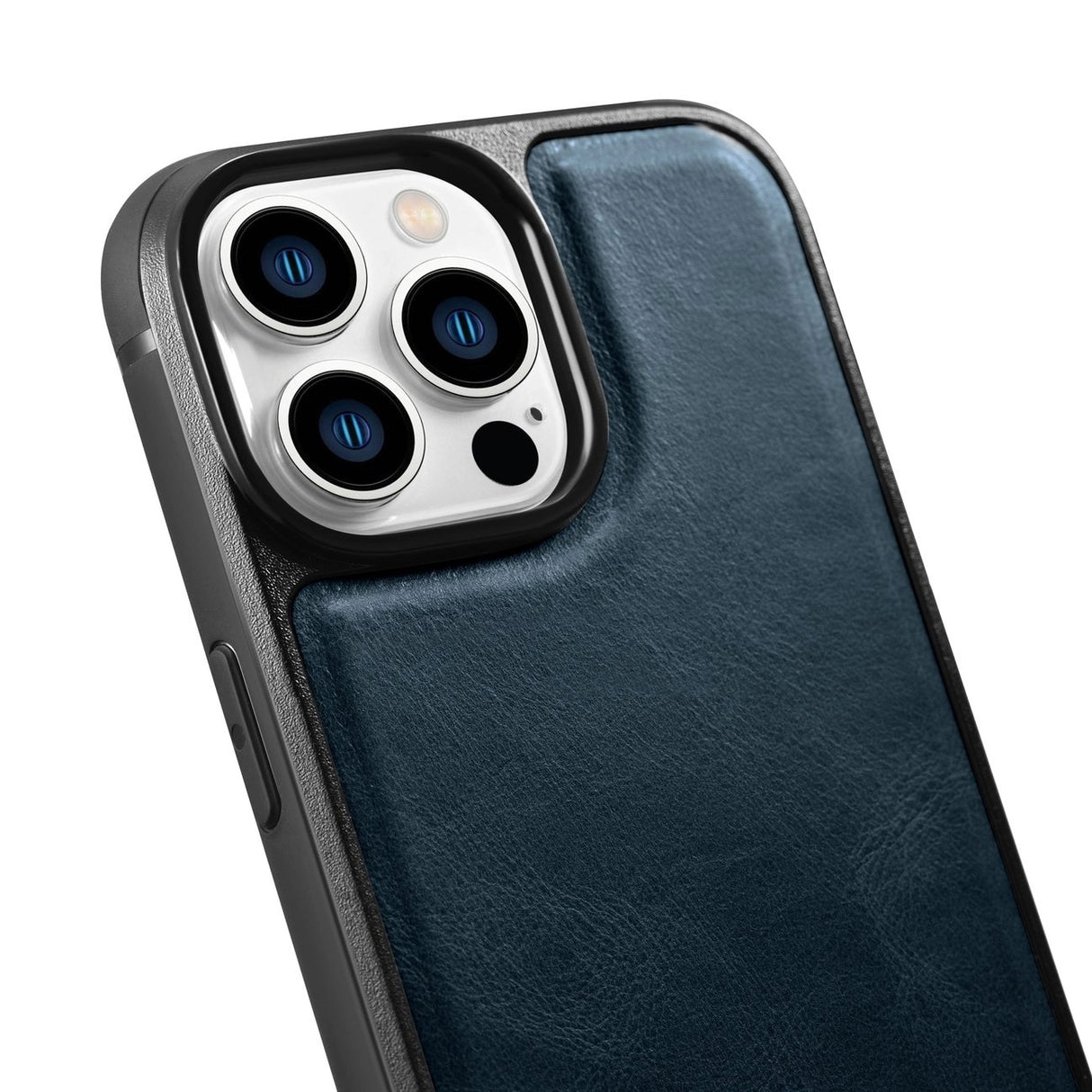 iCarer Leather Oil Wax case til iPhone 14 Pro blå (WMI14220718-BU)