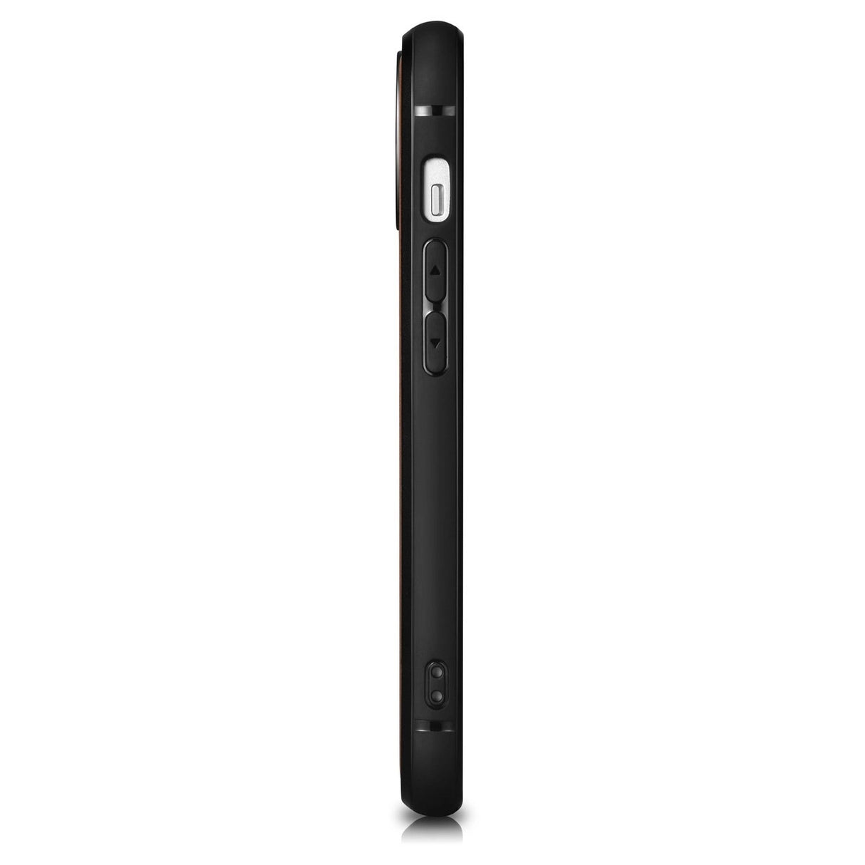 iCarer Leather Oil Wax case til iPhone 14 Plus sort (WMI14220719-BK)
