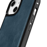 iCarer Leather Oil Wax case til iPhone 14 Plus blå (WMI14220719-BU)