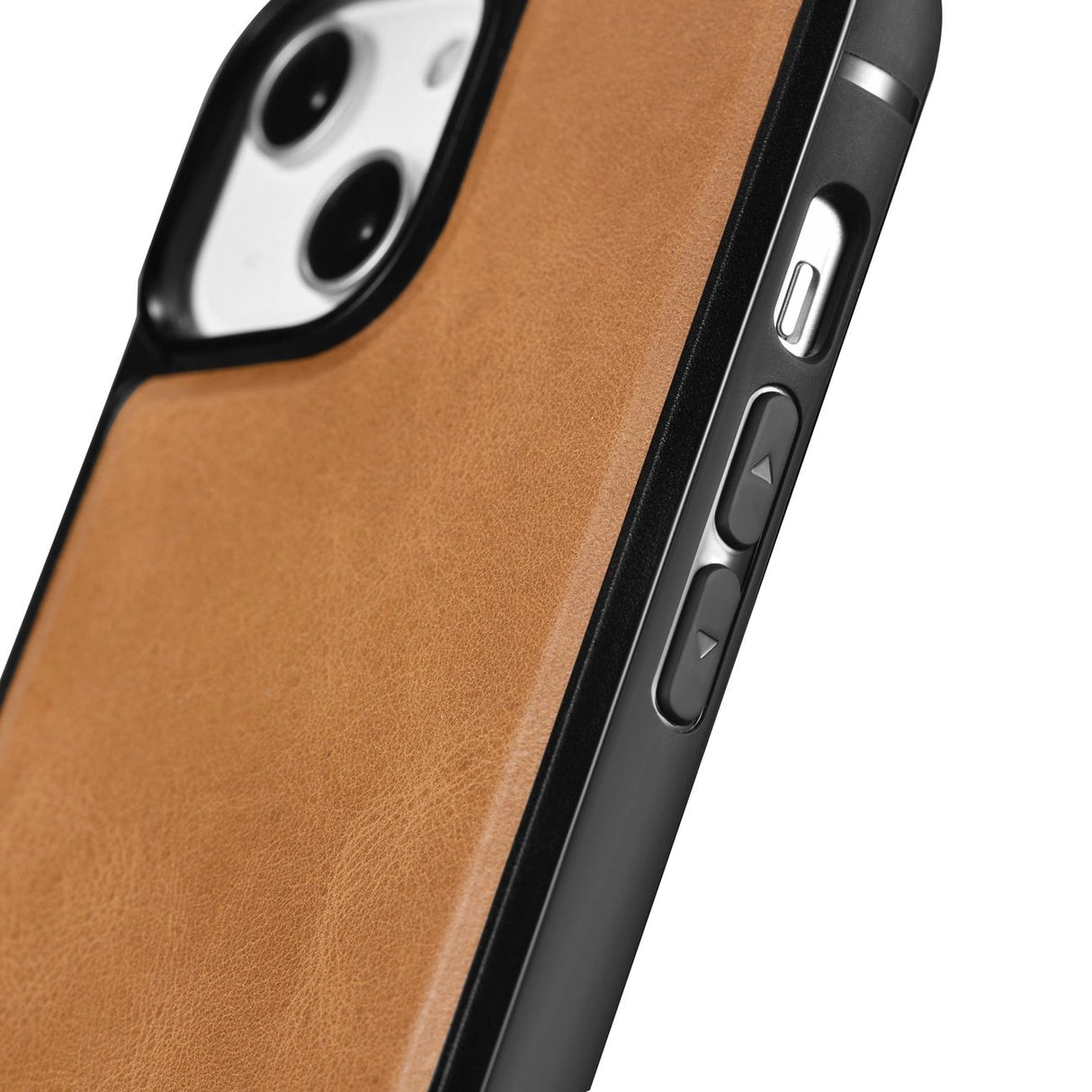 iCarer Leather Oil Wax case til iPhone 14 Plus brun (WMI14220719-TN)