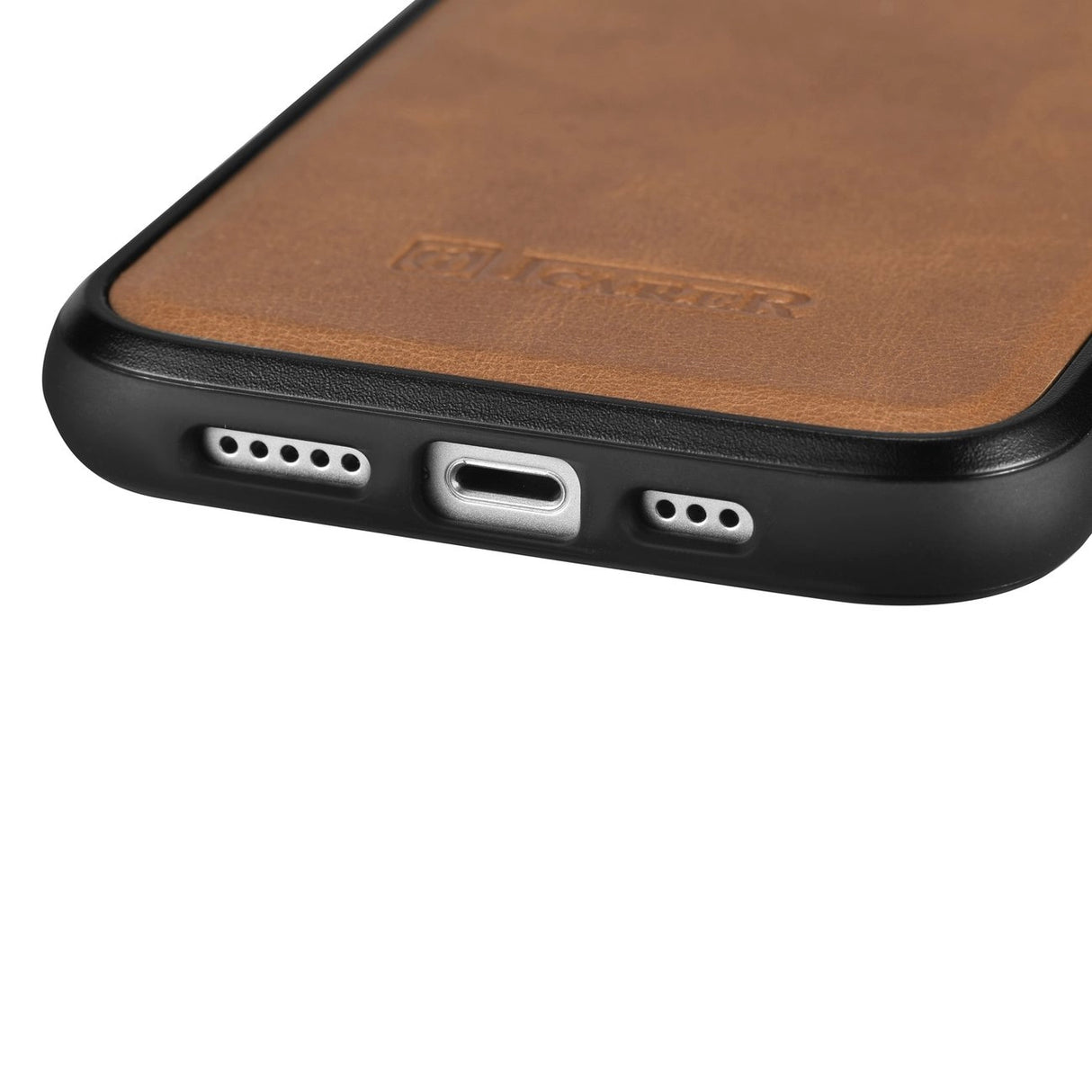 iCarer Leather Oil Wax case til iPhone 14 Plus brun (WMI14220719-TN)