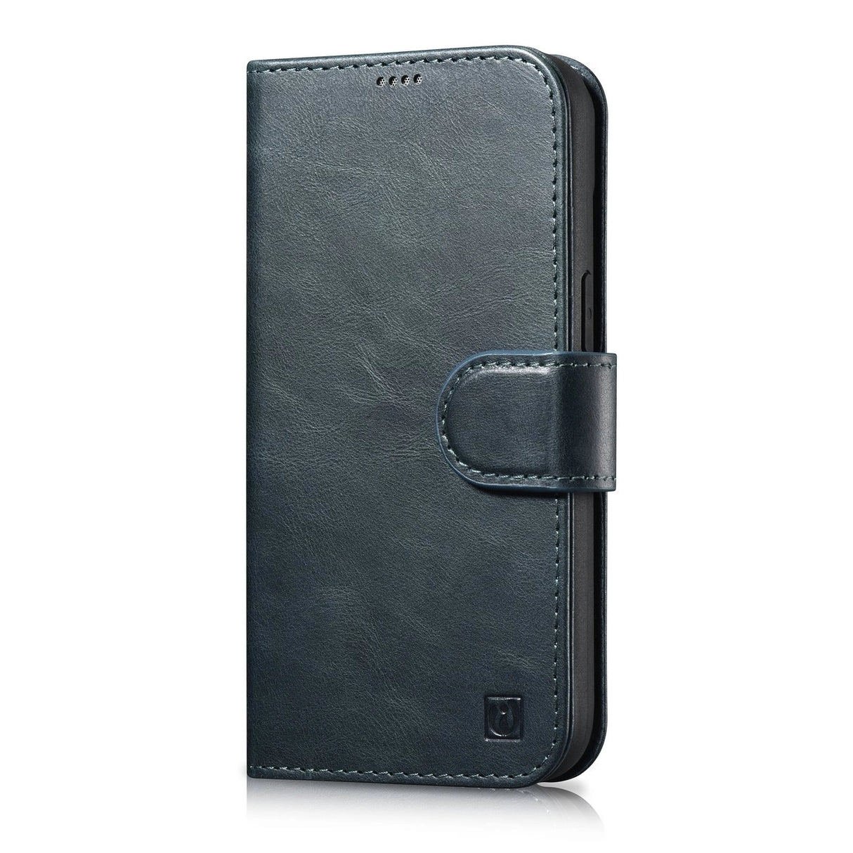iCarer Oil Wax Wallet Case 2in1 Cover iPhone 14 Pro Anti-RFID Læder Flip Case Blå (WMI14220722-BU)
