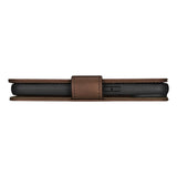 iCarer Oil Wax Wallet Case 2in1 Cover iPhone 14 Plus Anti-RFID Læder Flip Case Brunt (WMI14220723-BN)