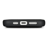 iCarer Wallet Case 2in1 Case for iPhone 14 Ledret Flip Cover Anti-RFID sort (WMI14220725-BK)