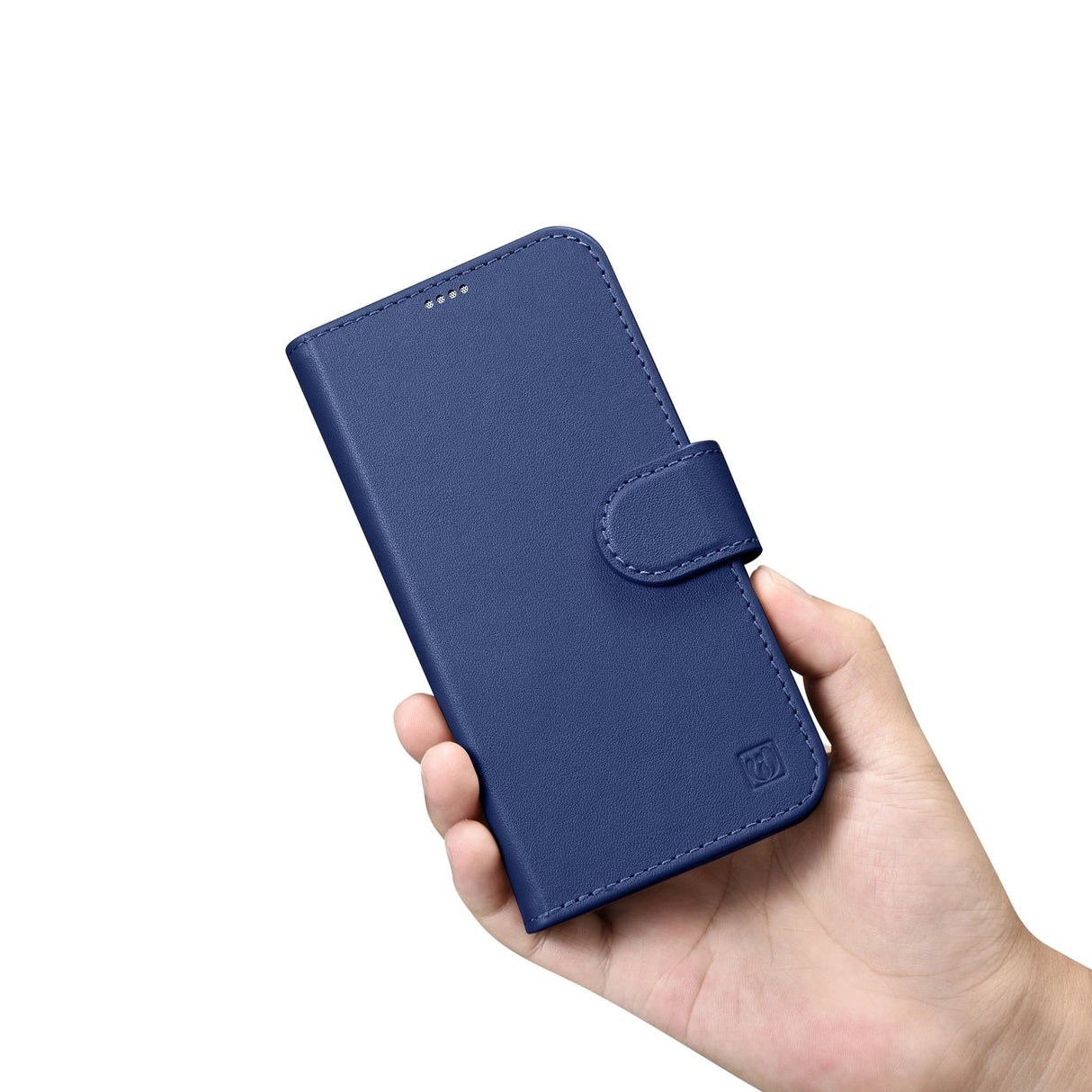 iCarer Wallet Case 2in1 Case iPhone 14 Anti-RFID Ledder Flip Case Blå (WMI14220725-BU)
