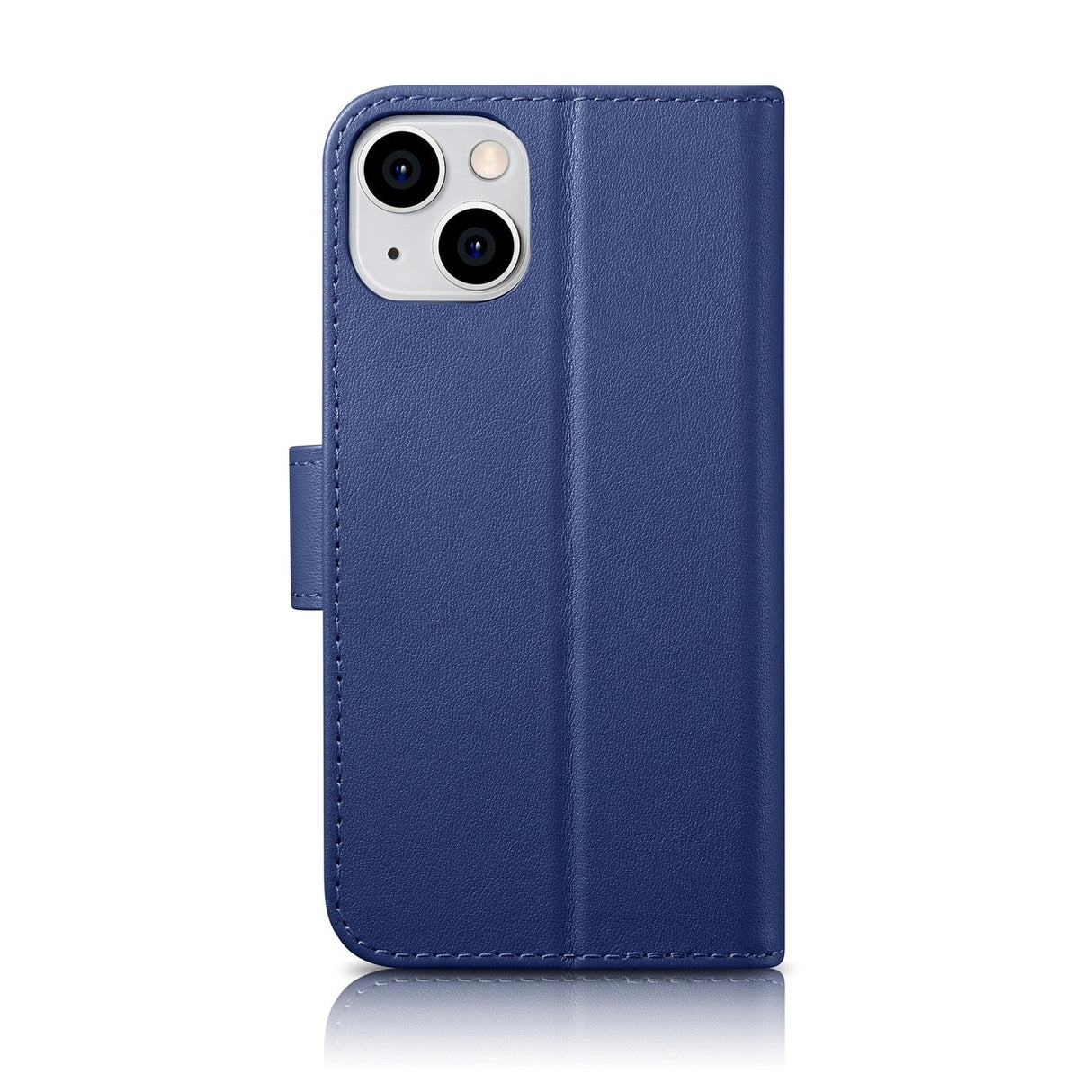iCarer Wallet Case 2in1 Case iPhone 14 Anti-RFID Ledder Flip Case Blå (WMI14220725-BU)