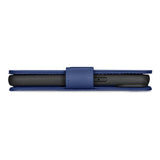 iCarer Wallet Case 2in1 Case iPhone 14 Anti-RFID Ledder Flip Case Blå (WMI14220725-BU)