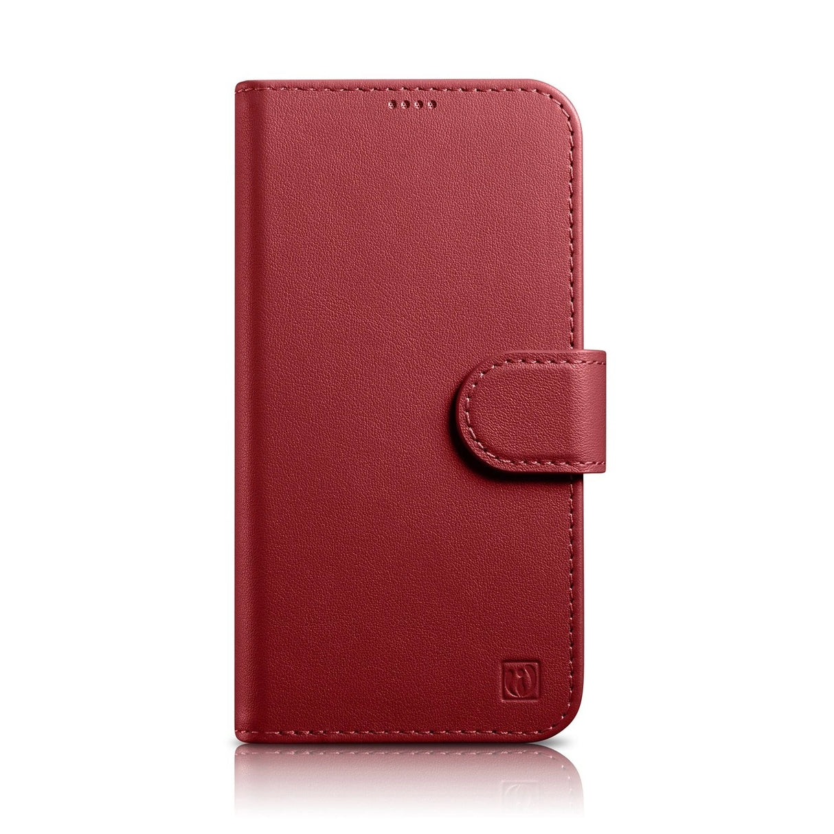 iCarer Wallet Case 2in1 iPhone 14 Pro Læder Flip Case Anti-RFID rød (WMI14220726-RD)