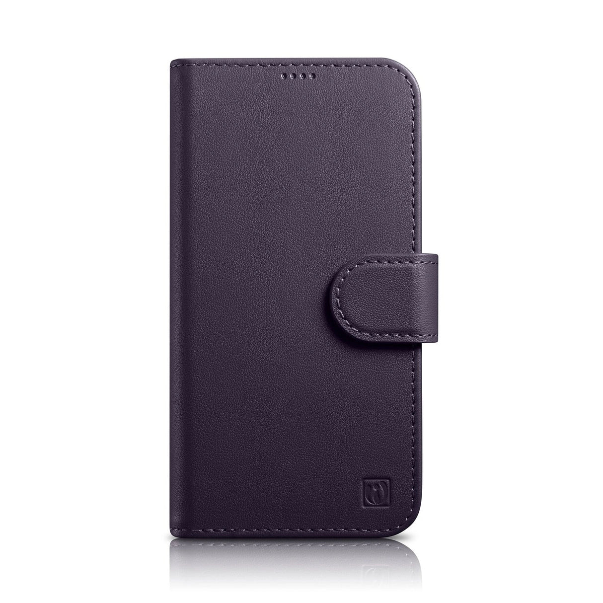 iCarer Wallet Case 2in1 Cover iPhone 14 Pro Max Anti-RFID Læder Flip Case mørk lilla (WMI14220728-DP)