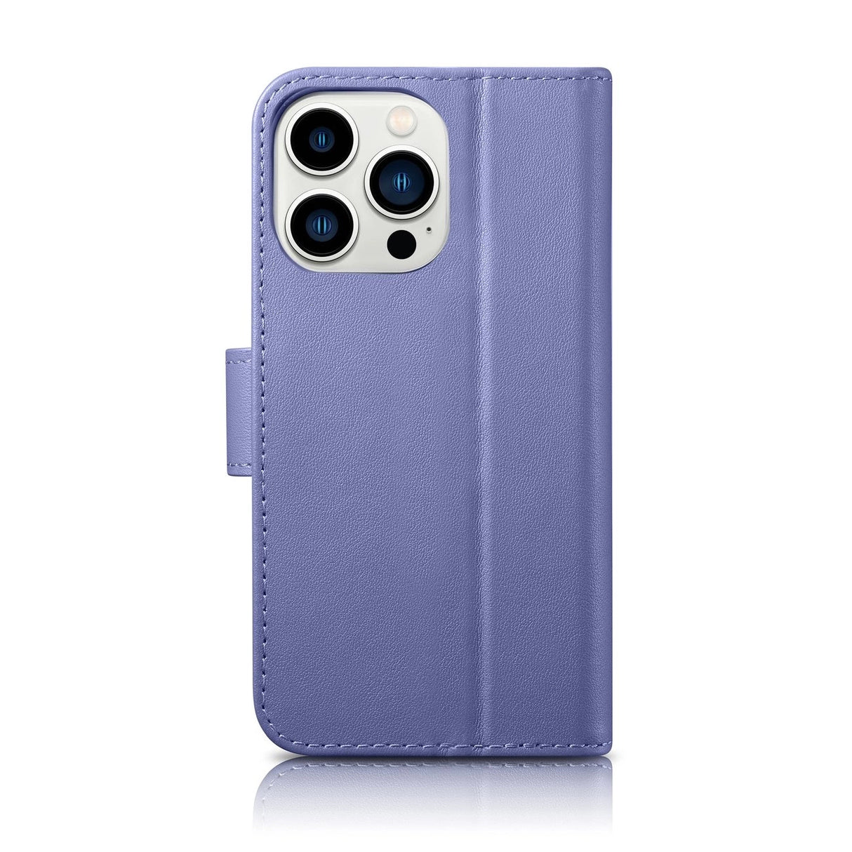 iCarer Wallet Case 2in1 Cover iPhone 14 Pro Max Læder Flip Cover Anti-RFID lys lilla (WMI14220728-LP)