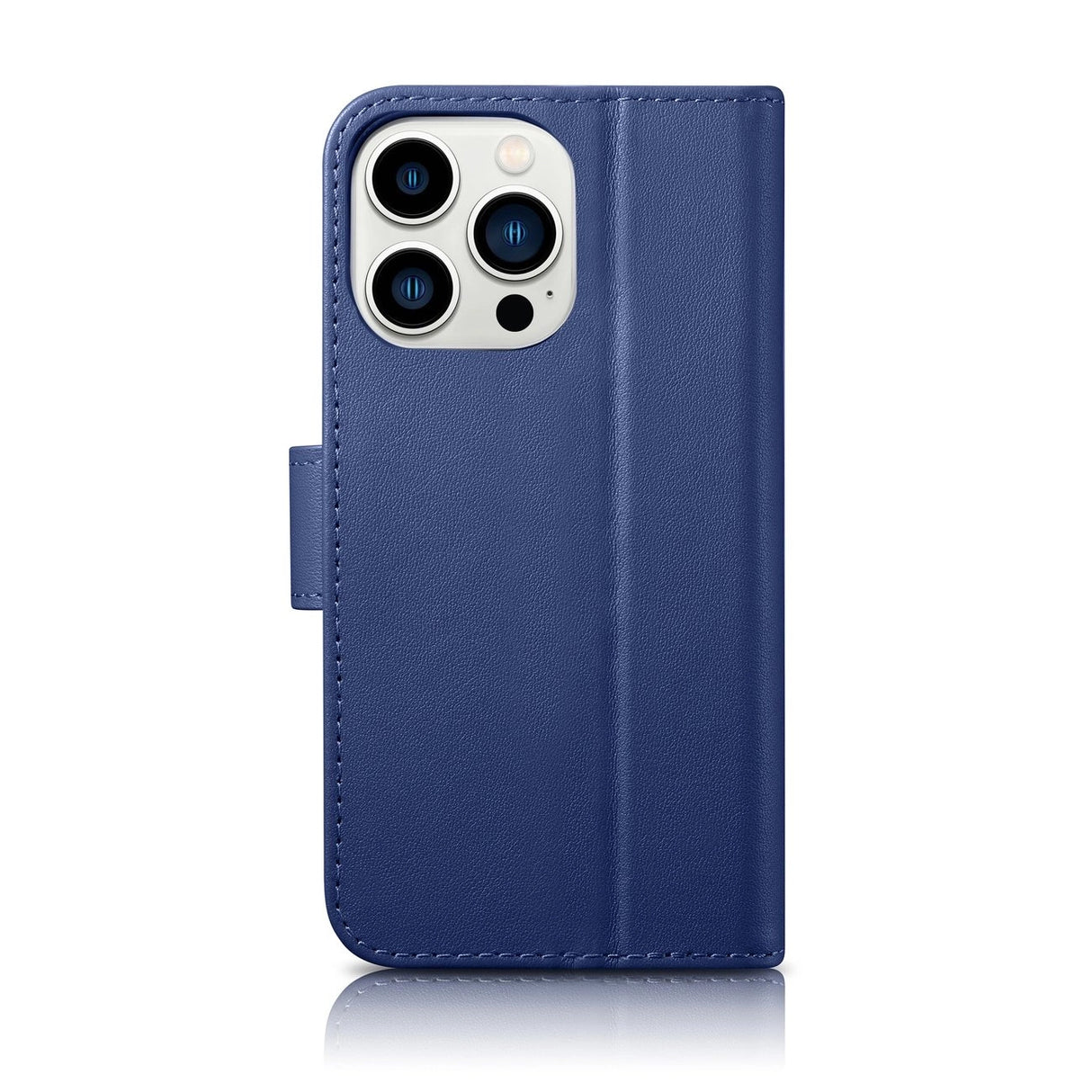iCarer Wallet Case 2in1 Cover iPhone 14 Pro Max Læder Flip Case Anti-RFID Blå (WMI14220728-BU)