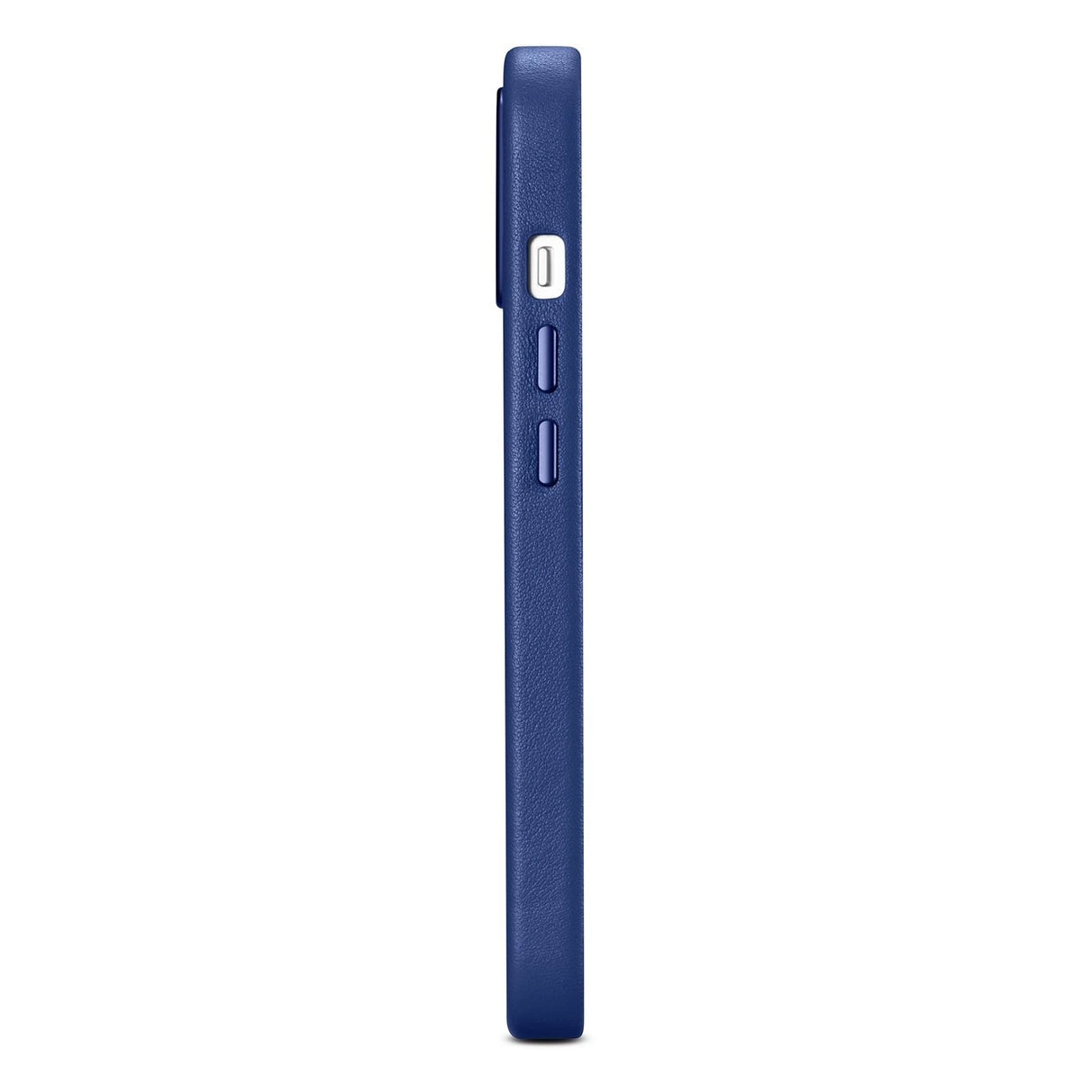 iCarer Case Læderæske til iPhone 14 Plus ægte læderæske blå (kompatibel med MagSafe)