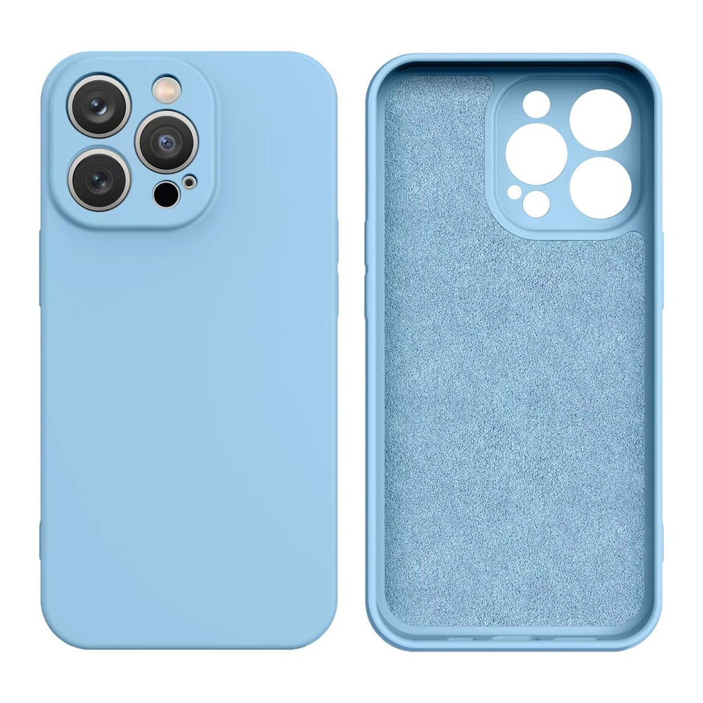 Silikonæske iPhone 14 Plus silikonæske lyseblå