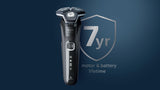 Philips SHAVER Series 5000 S5887/30 barbermaskine til ham Rotations shaver Trimmer Sort, Grå