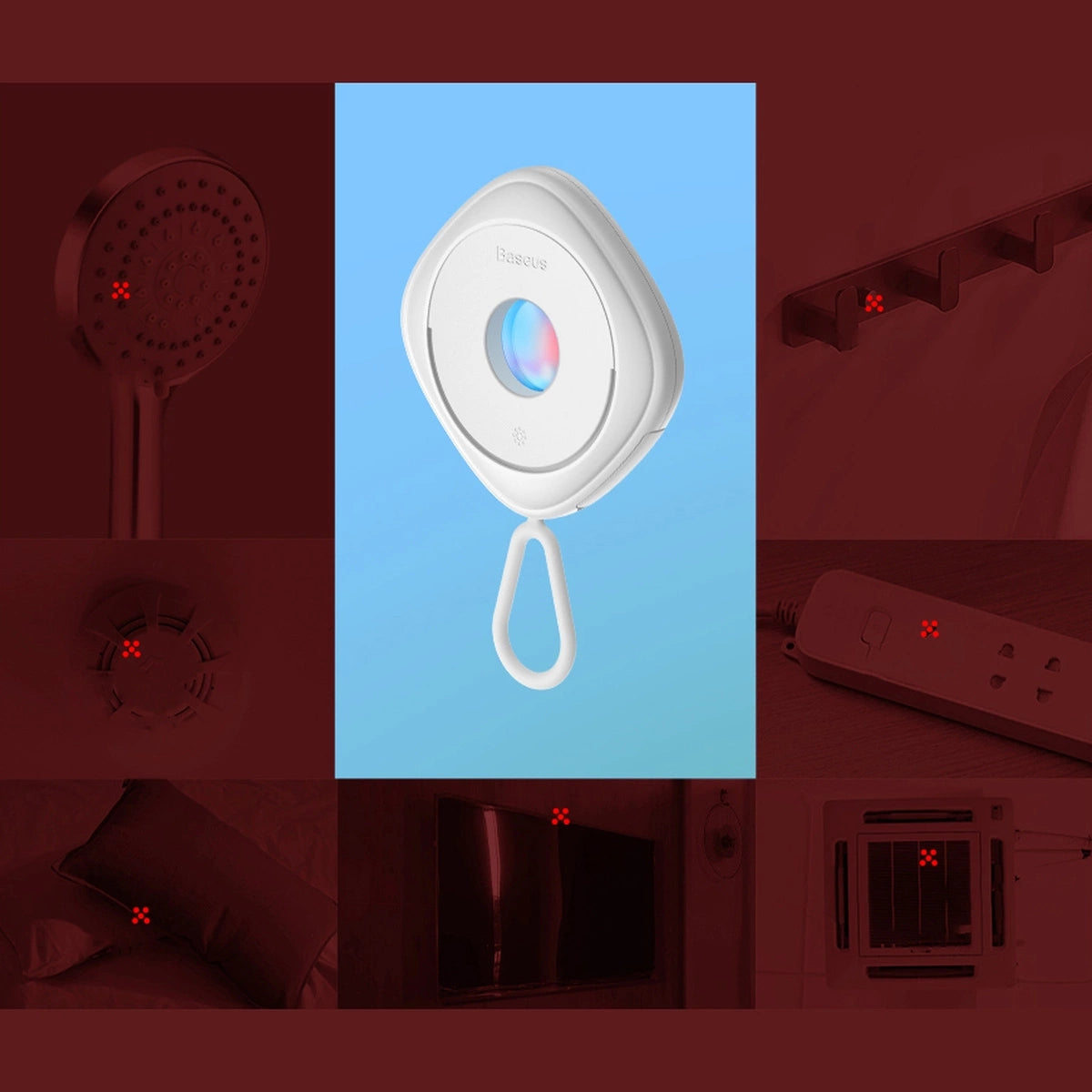 Baseus Heyo skjult kamera detektor hvid (FMHY000002)