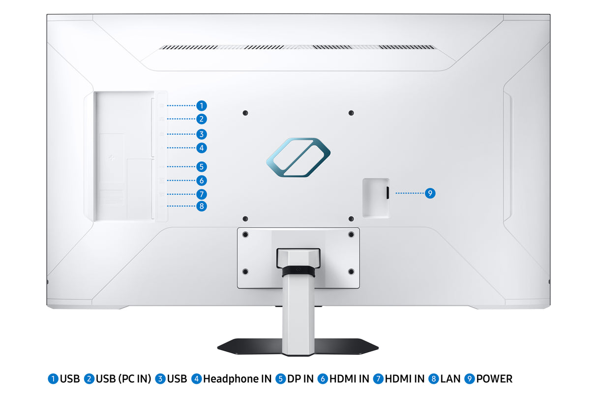 Samsung S43CG700NU computerskærm 109,2 cm (43") 3840 x 2160 pixel 4K Ultra HD LED Sort, Hvid