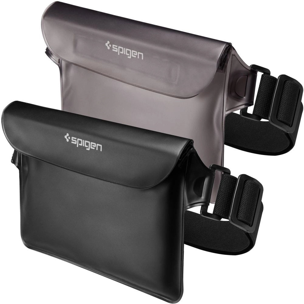 Spigen Aqua Shield A620 Vandtæt hoftepose IPX8 - sort 2 stk.
