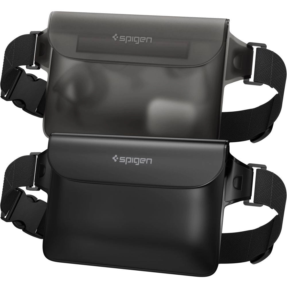 Spigen Aqua Shield A620 Vandtæt hoftepose IPX8 - sort 2 stk.