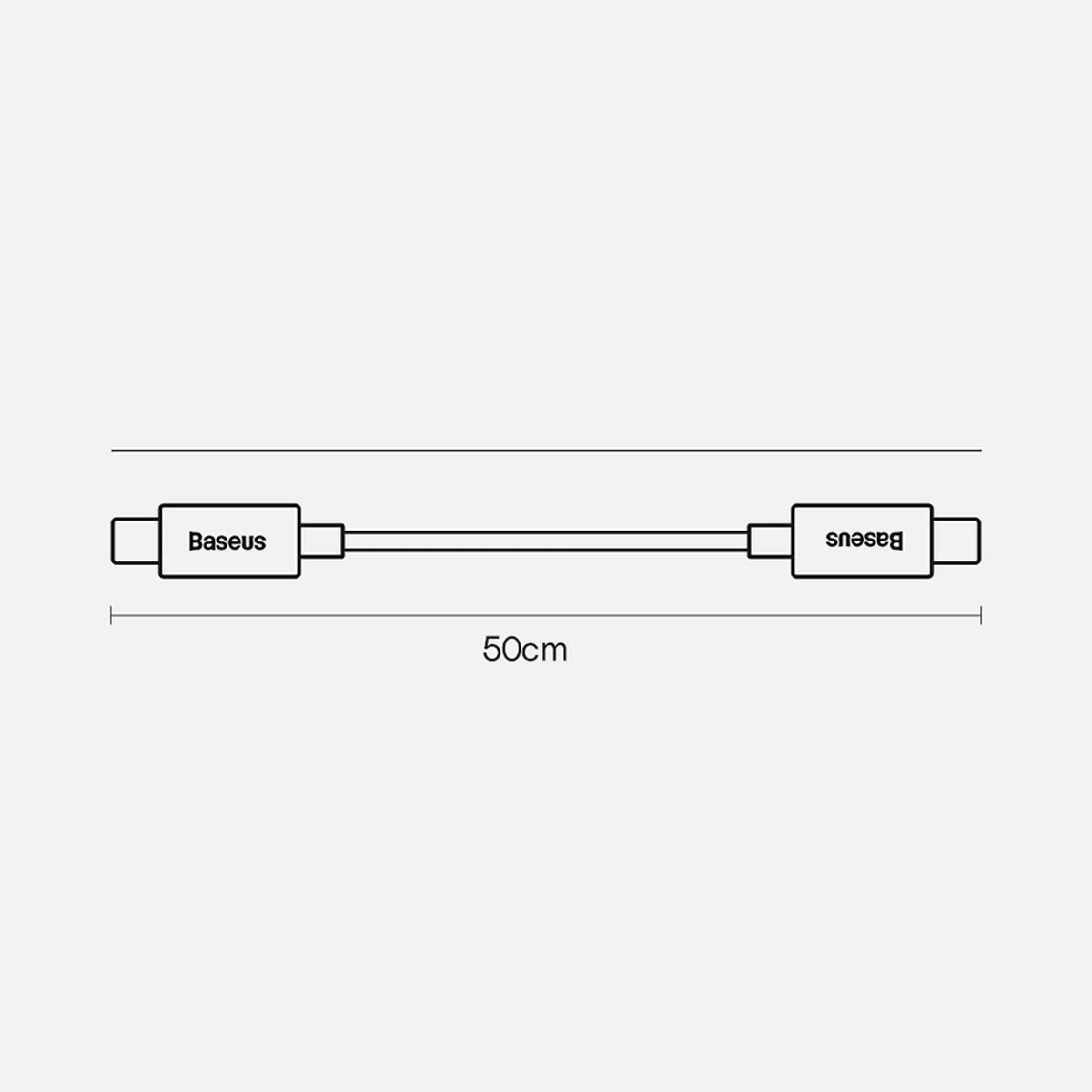 Baseus Magnetisk Bracket Powerbank 10000mAh 20W med MagSafe - mørkblå + USB-C-kabel 60W 0,5m
