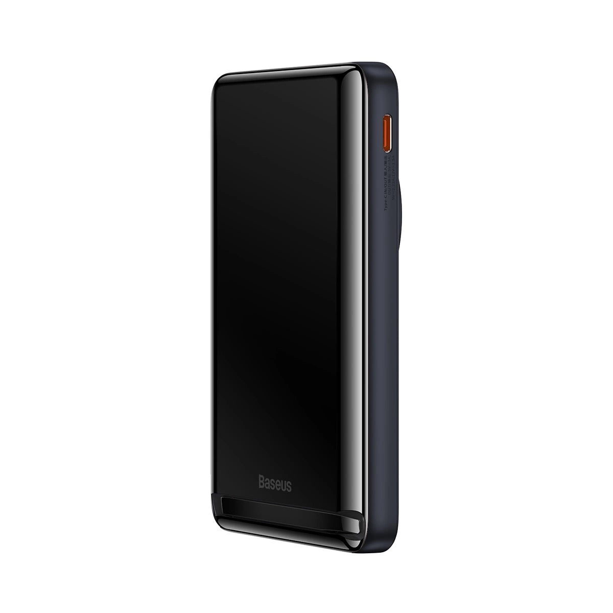Baseus Magnetisk Bracket Powerbank 10000mAh 20W med MagSafe - mørkblå + USB-C-kabel 60W 0,5m