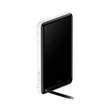 Baseus Magnetic Bracket powerbank med trådløs opladning MagSafe 10000mAh 20W Overseas Edition hvid (PPCX000202) + USB Type C kabel Baseus Xiaobai Series 60W 0,5m