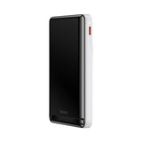 Baseus Magnetic Bracket powerbank med trådløs opladning MagSafe 10000mAh 20W Overseas Edition hvid (PPCX000202) + USB Type C kabel Baseus Xiaobai Series 60W 0,5m