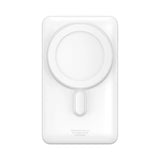 Baseus Magnetic Bracket powerbank med trådløs opladning MagSafe 10000mAh 20W Overseas Edition hvid (PPCX000202) + USB Type C kabel Baseus Xiaobai Series 60W 0,5m