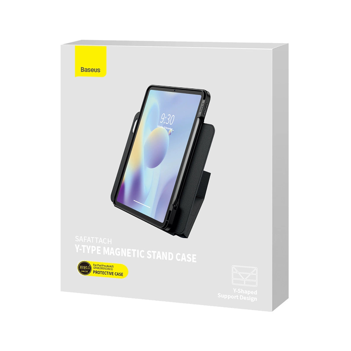 Baseus Safattach Y-type magnetisk/standcase til iPad Pro 11" (2018/2020/2021) / iPad Air4/5 10,9" grå