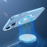 Dux Ducis Clin magnetisk case til iPhone 14 Plus kompatibel med MagSafe transparent