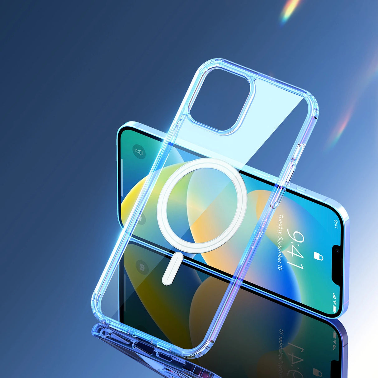 Dux Ducis Clin magnetisk case til iPhone 14 Plus kompatibel med MagSafe transparent