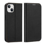 Dux Ducis Skin X2-fodtæppe til iPhone 14 Plus med magnetisk flap sort