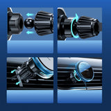 Joyroom biltelefonholder med 15W Qi-induktiv oplader (MagSafe-kompatibel) til luftventil, sølv (JR-ZS291)