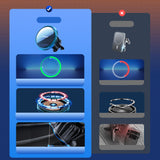 Joyroom biltelefonholder med 15W Qi-induktiv oplader (MagSafe-kompatibel) til luftventil, sølv (JR-ZS291)