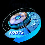 Joyroom biltelefonholder med 15W Qi-induktiv oplader (MagSafe-kompatibel) til luftventil, sølv (JR-ZS291)