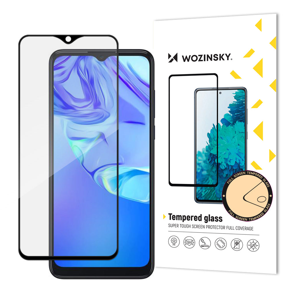 Wozinsky super holdbar Full Glue hærdet glas fuld skærm med ramme Case Friendly TCL 305 sort