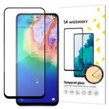 Wozinsky Super Tough Full Glue Tempered Glass Full Screen med Frame Case Friendly TCL 20 5G sort