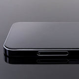 Wozinsky superhård Full Glue Full Glue Full Screen hærdet glas med Case Friendly Realme C35 Black Frame