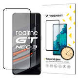 Wozinsky Super Tough Full Glue Tempered Glass Full Screen med Frame Case Vennlig Realme GT Neo 3 Black