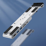 Choetech stand multifunktionsstation til bærbar pc PD / USB-C HDMI (4K / 30Hz) / 2xUSB-A / 1xUSB-C / 1xSD / 1xTF sort (HUB-M43)
