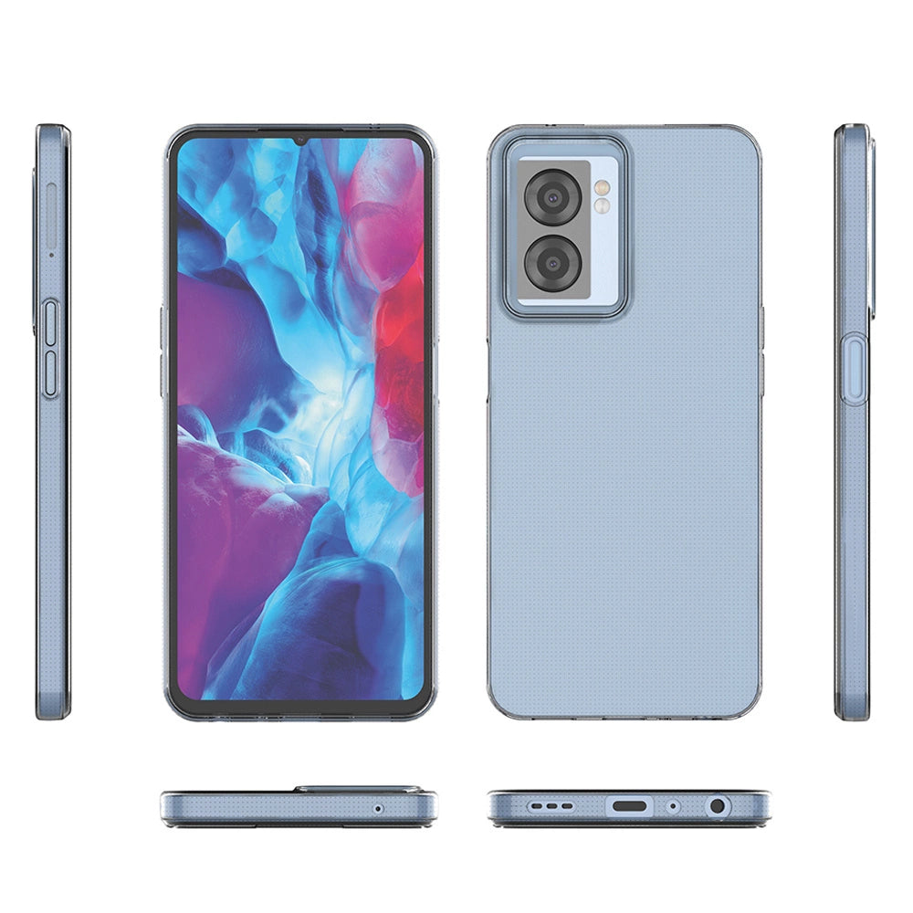 Ultra klar 0,5 mm fodtøj til Oppo A57 5G / A57 / A77 5G / A77 / K10 5G, Realme V23 5G / Narzo 50 5G / Q5i 5G