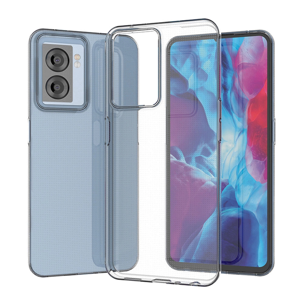 Ultra klar 0,5 mm fodtøj til Oppo A57 5G / A57 / A77 5G / A77 / K10 5G, Realme V23 5G / Narzo 50 5G / Q5i 5G